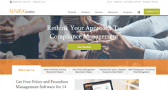 Desktop Screenshot of navexglobal.com