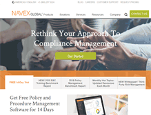 Tablet Screenshot of navexglobal.com